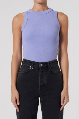 SFKT DIGI LAVENDER SLEEVLESS TOP