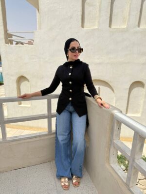 Black Rozlien Vest one Size