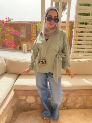 Mint Linen Chemise one size